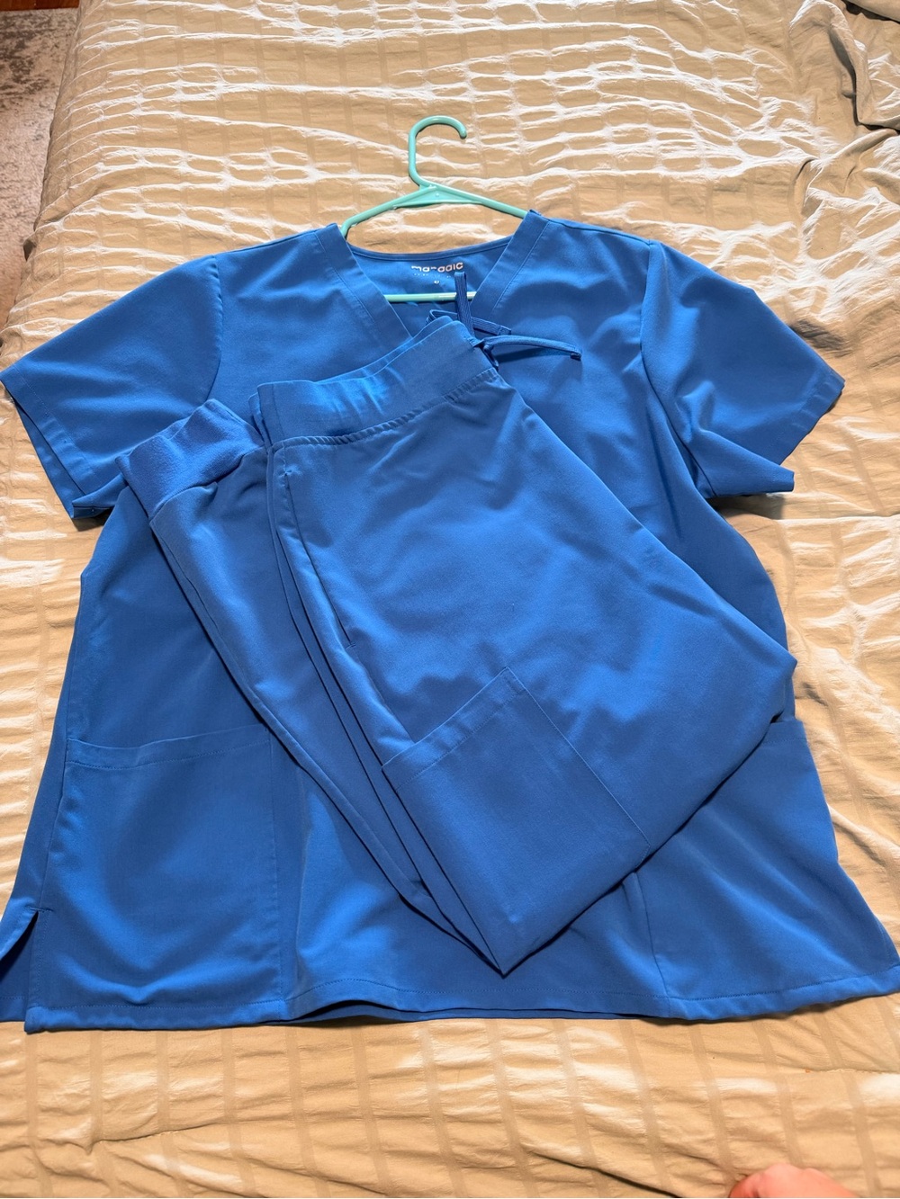 Mandala Scrub Set- Royal Blue